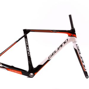 Alternative view of Cadre GELIANO Gravel Stream road Ultra léger Full Carbone