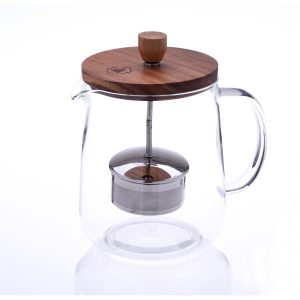 Alternative view of Théière avec Couvercle en Bois et Infuseur Amovible 1L
