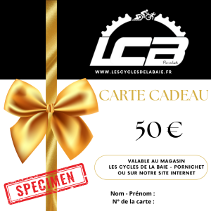 Alternative view of Carte Cadeau – 50 €