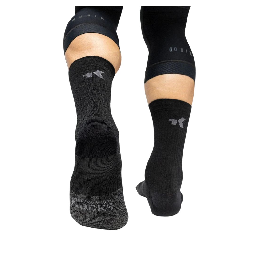 Chaussettes Hiver Gobik Winter Merino Coal – Image 3