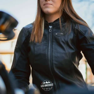 Alternative view of Blouson moto cuir été – Tequilla