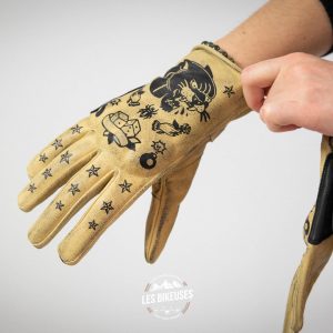 Alternative view of Gant moto femme PANTHER cuir beige