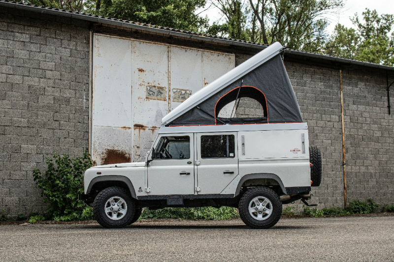 TOIT RELEVABLE ALU CAB ICARUS BLANC POUR LAND ROVER DEFENDER 110 – Image 4
