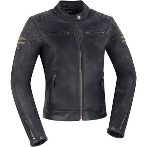 Alternative view of Blouson moto femme Lady Stripe Crystal