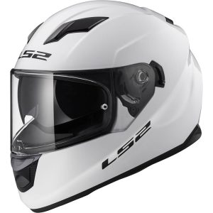 CASQUE FF320 STREAM EVO SOLID LS2 Blanc