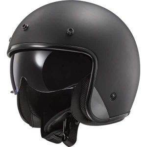 Casque moto jet noir mat Bob Urban LS2