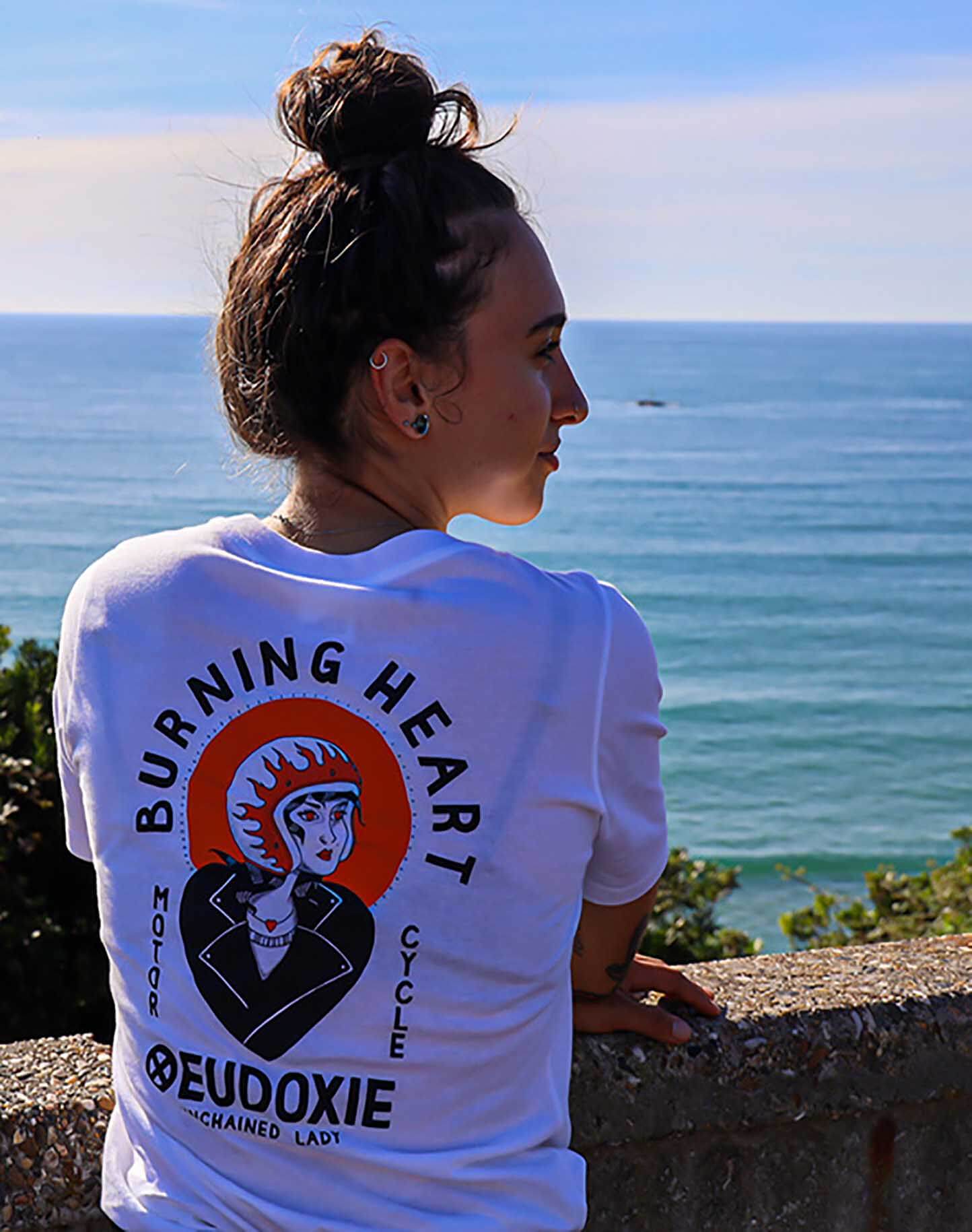 T-shirt moto femme Marie – Eudoxie – Image 3