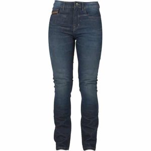 Alternative view of Jean moto femme Emma stretch