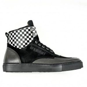 Alternative view of Basket moto femme sporty Cuir Noir