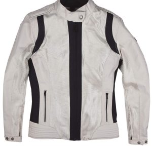 Alternative view of Blouson moto femme en mesh Lea Air