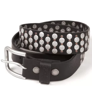 Alternative view of Ceinture Pin Belt avec clous
