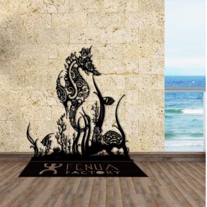 Alternative view of Décoration sur pied « Hippocampe & coraux »
