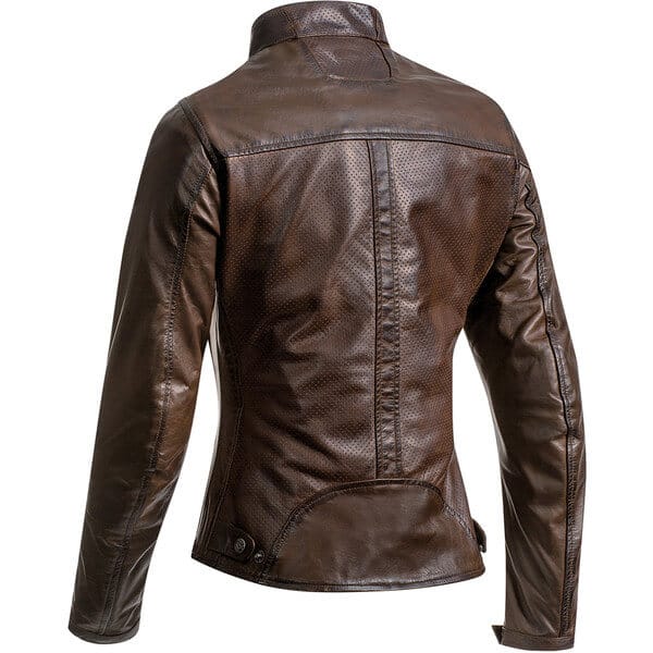 Blouson moto femme été cuir Crank Air Lady – Image 3