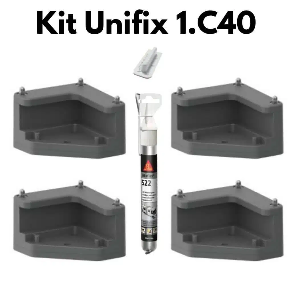Fixation panneau solaire Kit Unifix 1.C40 – Image 2