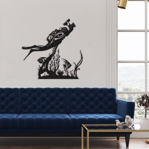 Alternative view of Décoration murale « Photographe & Coraux »